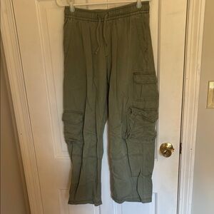 Old Navy Green Cargo Pants Relaxed Fit